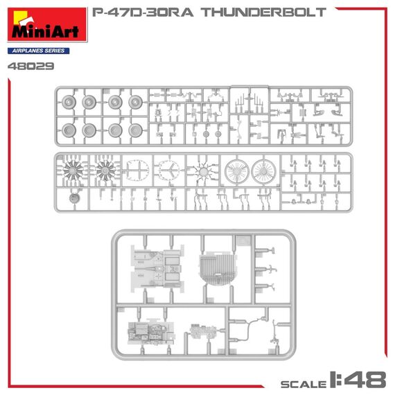 P-47D-30RA Thunderbolt (Advanced kit) MiniArt 48029 1:48, image 13