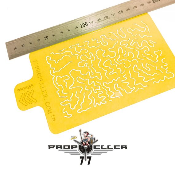 Luftwaffe WWII Shingles Camo Stencil No. 3 77propeller PRP055