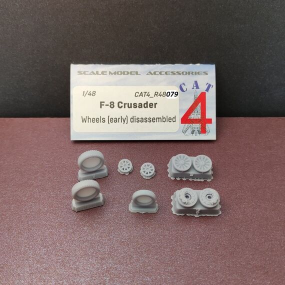 F-8 Crusader Wheels (early) disassembled