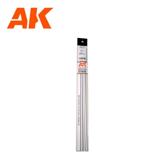 Square hollow tube 6.00 x 350mm Styrene AK Interactive AK6550, image 2