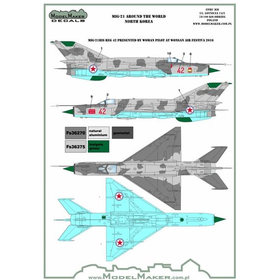 MiG-21 Around The World - North Korea, image 3