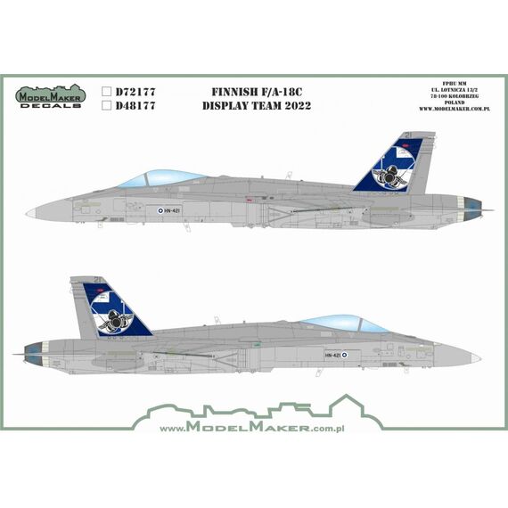 Finnish F/A-18C Display Team 2022, image 3