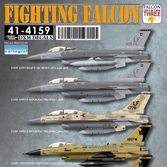 USAF/RSAF F-16A/C Fighting Falcon Collection #3