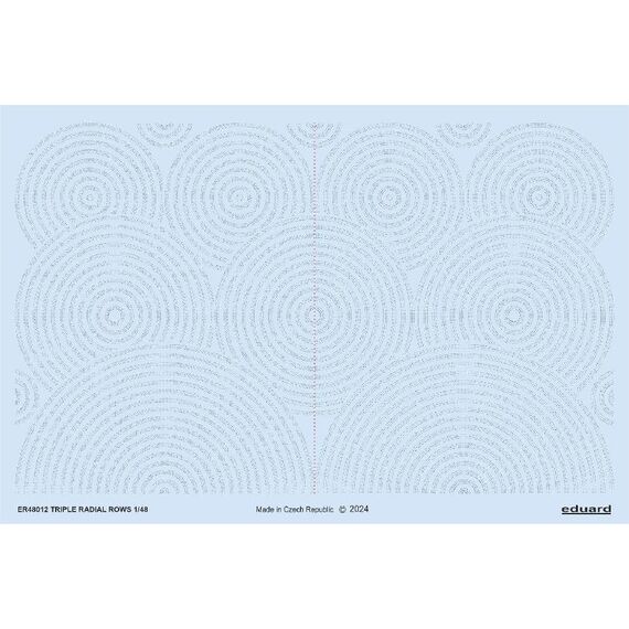 Triple radial rows