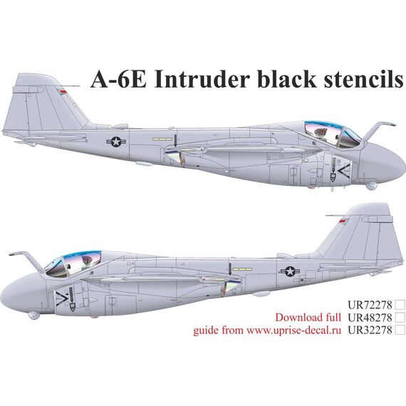 A-6 Intruder Black stencils, image 2