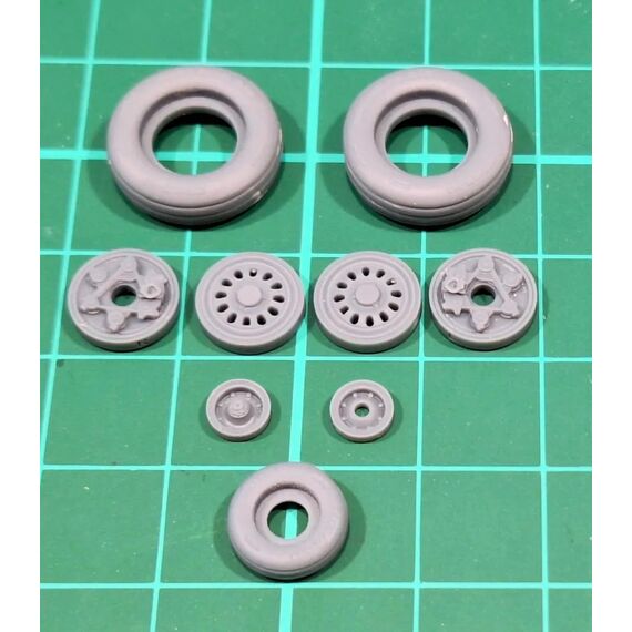 ​F-16 HWG (Heavy Weight Gear) Wheel & Tire Set, Gen 2 (Block 50), image 4