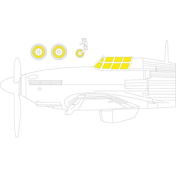 Hurricane Mk.IIb BIG detail set, image 2