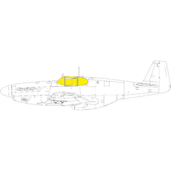 P-51B/C framed canopy mask set