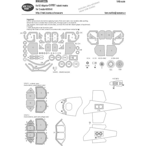 ​Ka-52 Alligator EXPERT kabuki masks, image 3