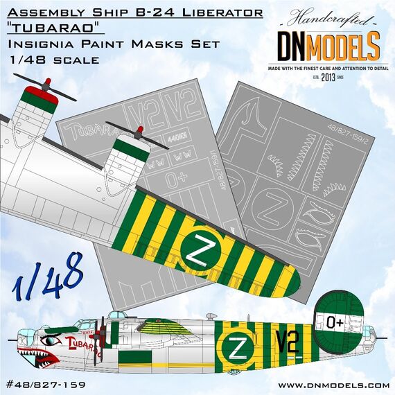 B-24 Liberator “Tubarao” Assembly Ship Insignia Paint mask set