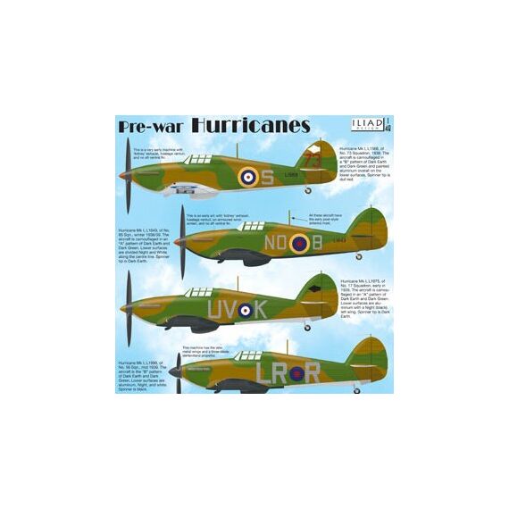 Pre-war Hawker Hurricanes