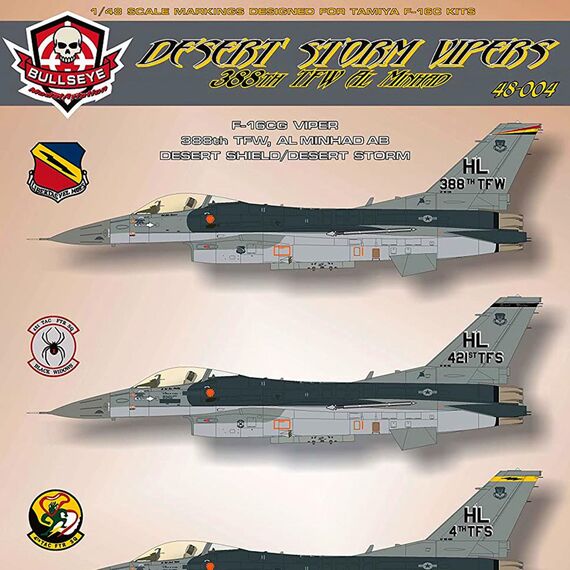 F-16C 'Desert Storm Vipers' 388TFW Al Minhad AB