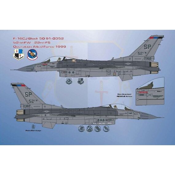 Lockheed Martin F-16C Fighting Falcon Italeri 2825 - Foto 2