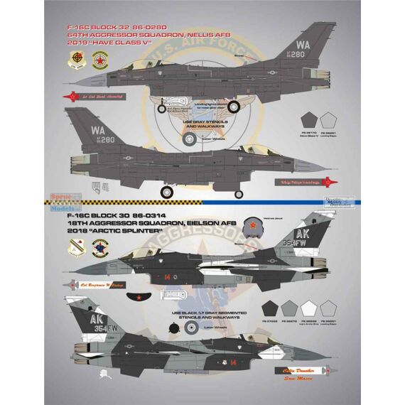 F-16C 'Aggressor Vipers II' (64th & 18th Aggressor Squadrons), image 7