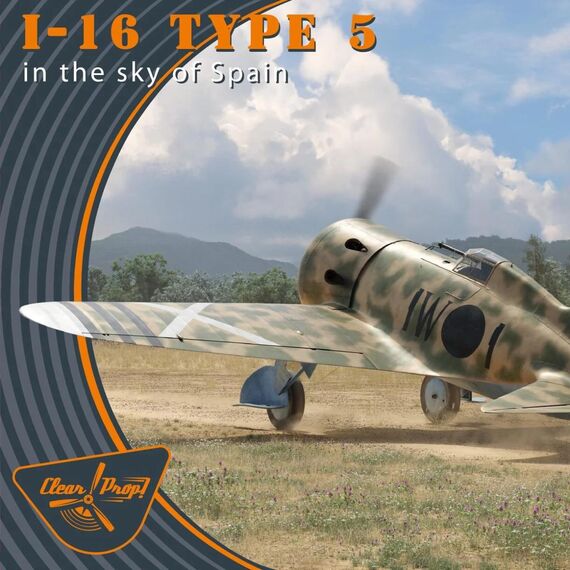 I-16 type 5 (Spain early version) Clear Prop Models CP4821 1:48