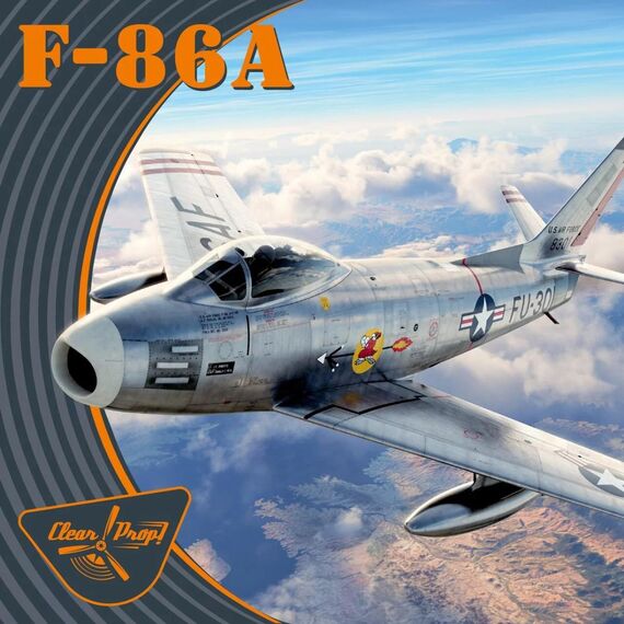 F-86A Clear Prop Models CP4824 1:48