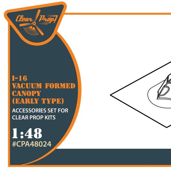 I-16 vacuum formed canopy (early version)