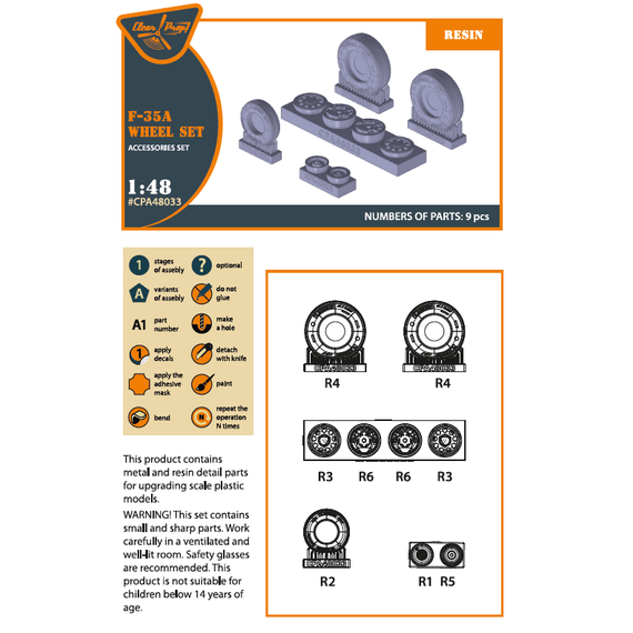 F-35A wheel set, image 3