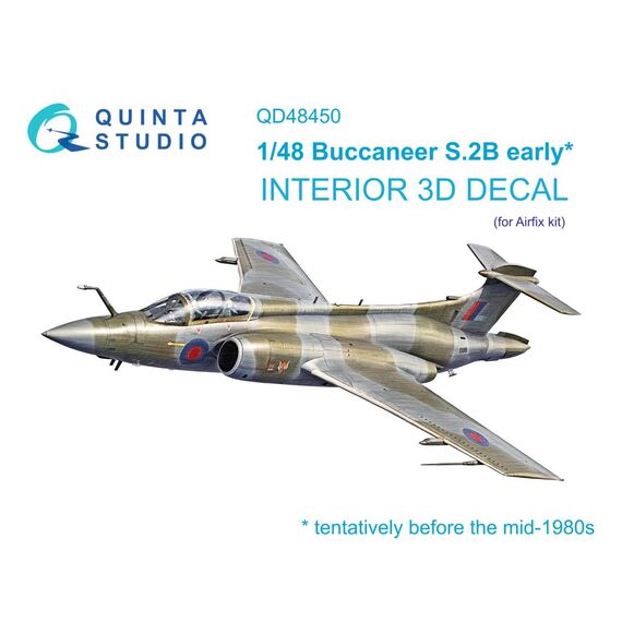 Buccaneer S.2B early 3D-Printed & coloured Interior on decal paper, image 2