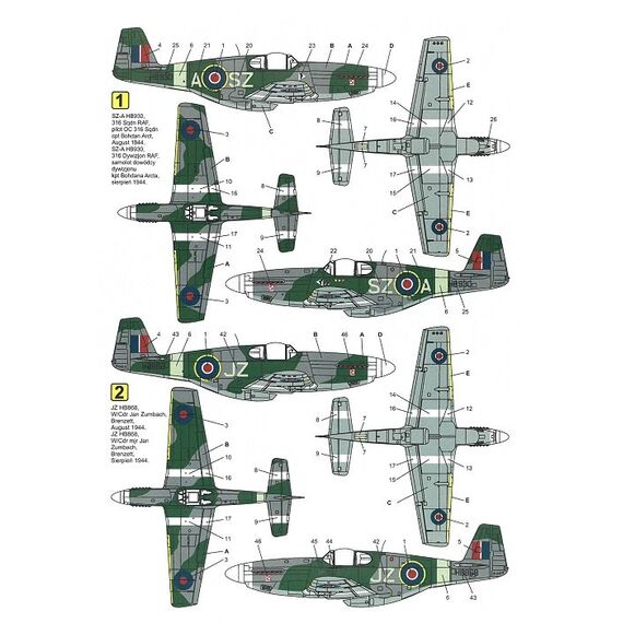 P-51 Mustang III decal sheet, image 6