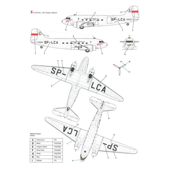 C-47A Skytrain decal sheet, image 6