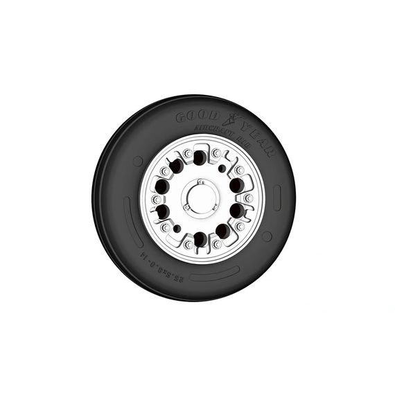 F-16 LWG (Light Weight Gear) Wheel & Tire Set, Gen 1, image 2