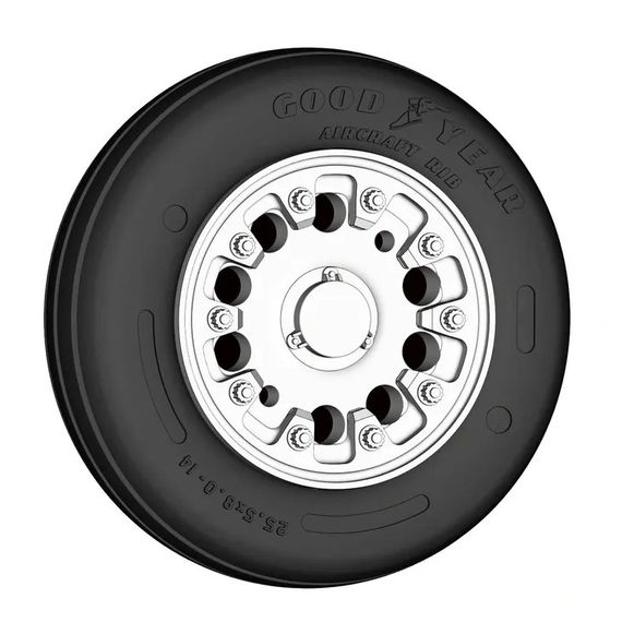 F-16 LWG (Light Weight Gear) Wheel & Tire Set, Gen 1: Type B