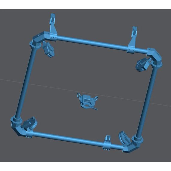 ​Sea King Cargo Frame and SACRU hook up point, image 4