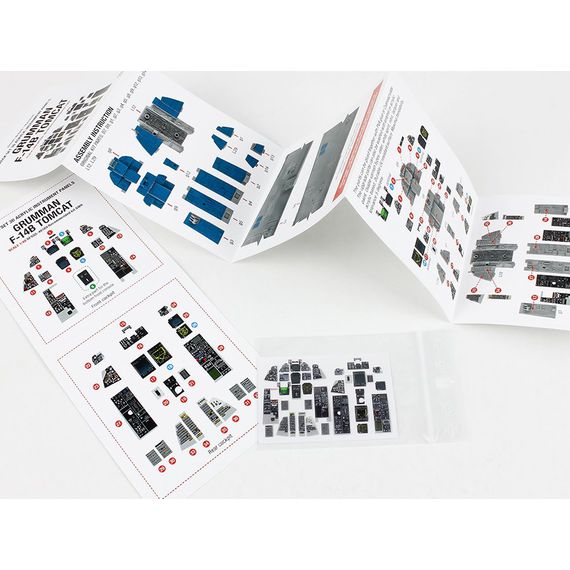 F-14B Tomcat quick set 3D instrument panel, image 3