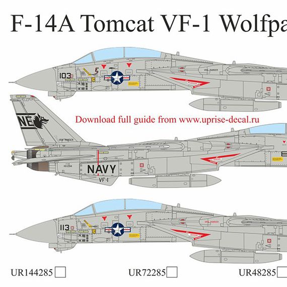 F-14A Tomcat VF-1 Wolfpack Pt.I	