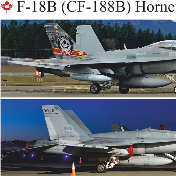 CF-18B Hornet Canada s/n 188928