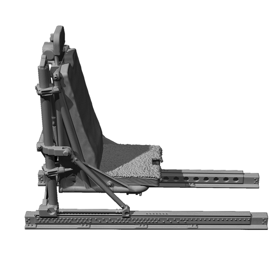 Systems Operator seat with rails for SH-60, MH-60, without seat belt Reedoak 480323 1:48