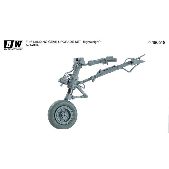 F-16 Landing gear upgrade set (lightweight) Detail & Wonder 480618 1:48, image 4