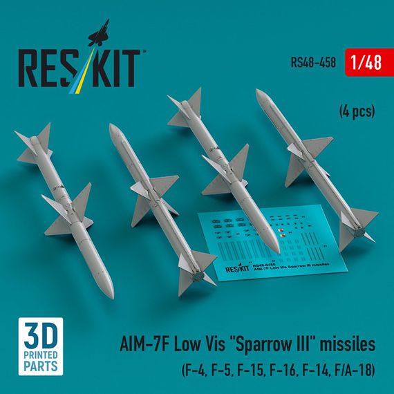 AIM-7F Low Vis "Sparrow III" missiles (4 pcs)