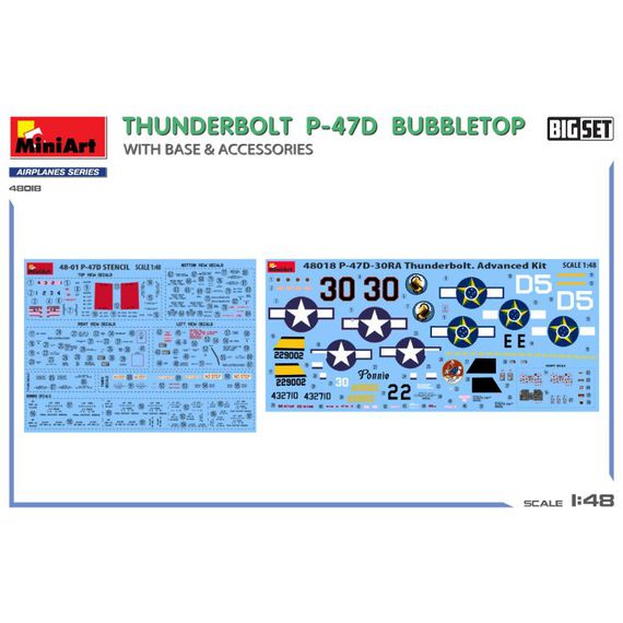 P-47D Bubbletop with base & accessories - Big set MiniArt 48018 1:48, image 6