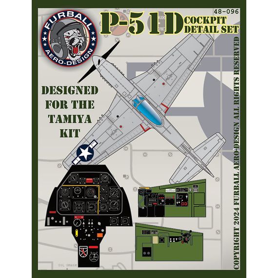 P-51D Cockpit Detail set, image 2