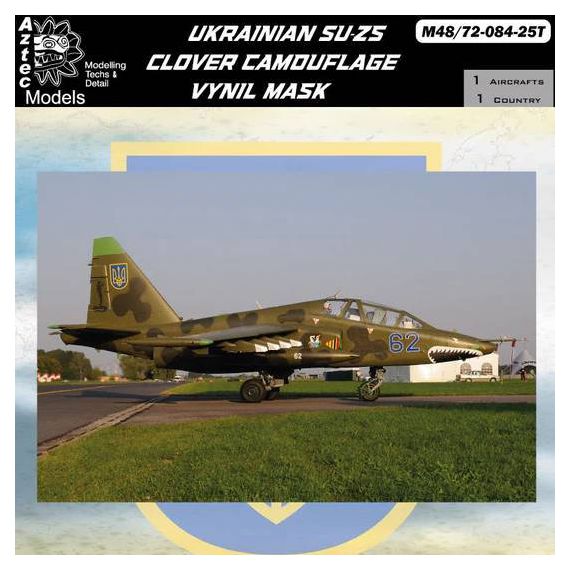 Su-25 Ukraine "Green Clover" type camouflage