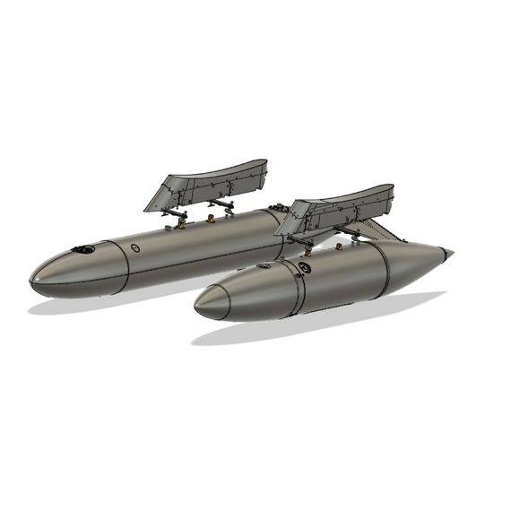 MB-339 Wing pylons & fuel tanks, image 3