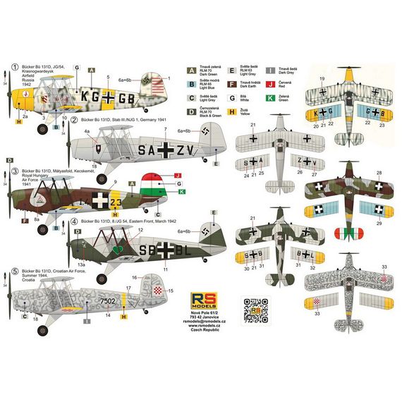 Bücker Bü 131D RS Models 48012 1:48, image 3