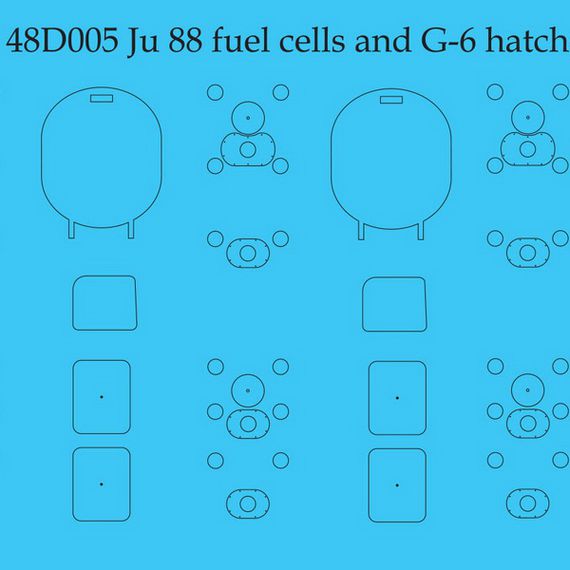 Ju 88 fuel cells and G-6 hatches