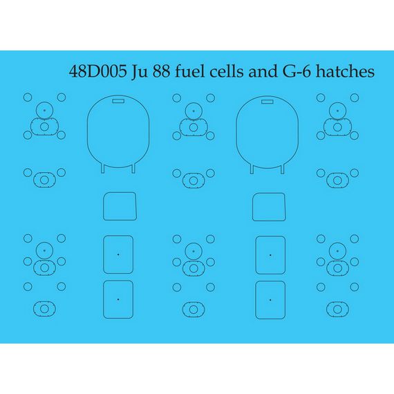 Ju 88 fuel cells and G-6 hatches, image 2