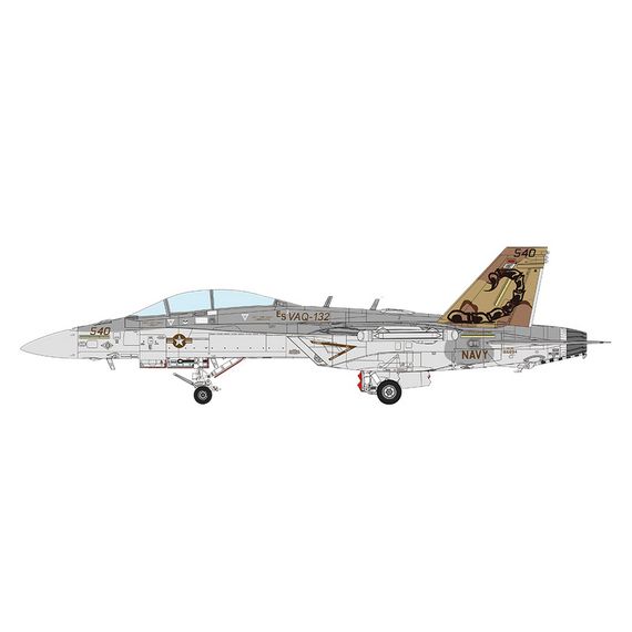 EA-18G Growler electronic attack aircraft Meng LS-014 1:48, image 27