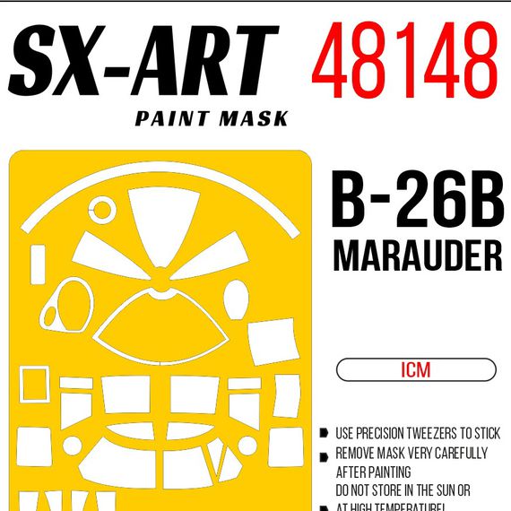 B-26B Marauder Paint mask