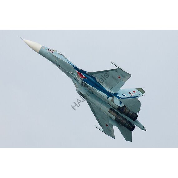 Su-27 Flanker B, Russian Air Force, red 08 Shark Mouth, image 8