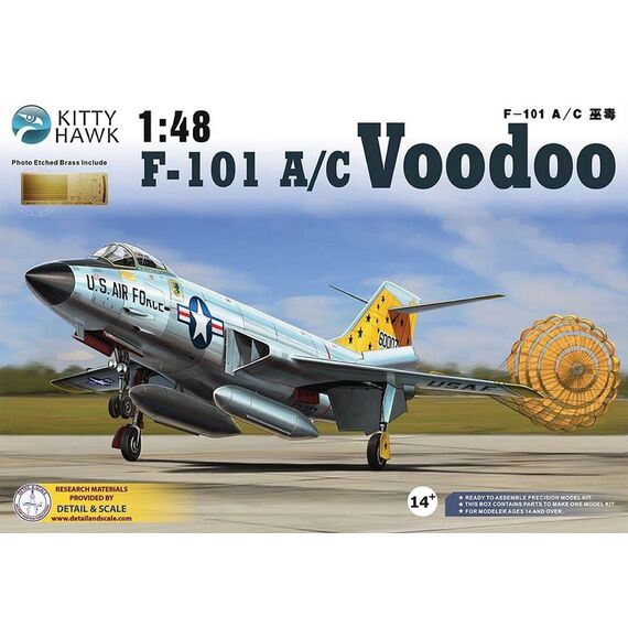 F-101A/C Voodoo Kitty Hawk Models 80115 1:48