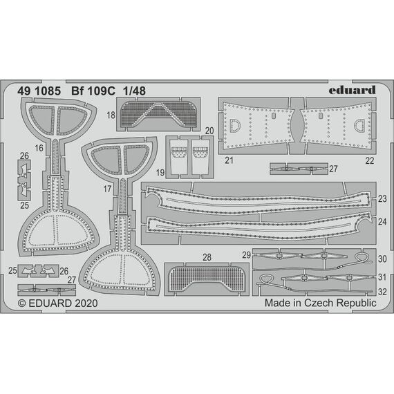 Bf 109C BIG detail set, image 6