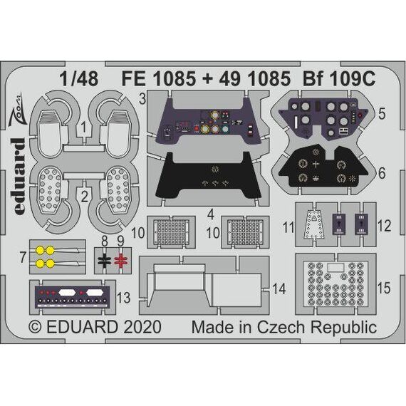 Bf 109C BIG detail set, image 7