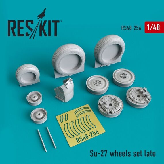 Su-27 wheels set late version set