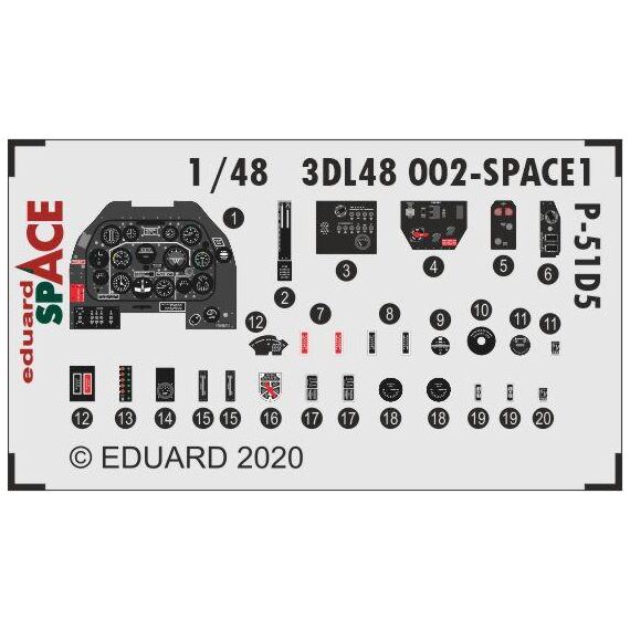 P-51D-5 space (3D decals)