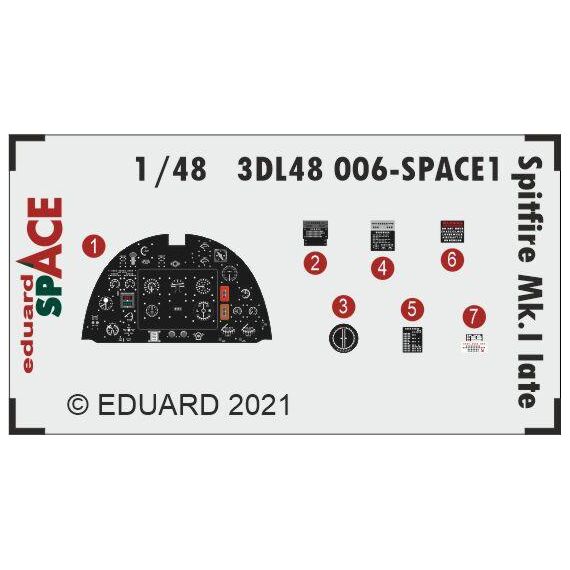 Spitfire Mk.I late space (3D decals)